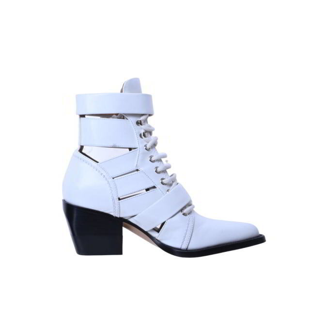 Chloe レースアップ レザー ベルト ブーツ