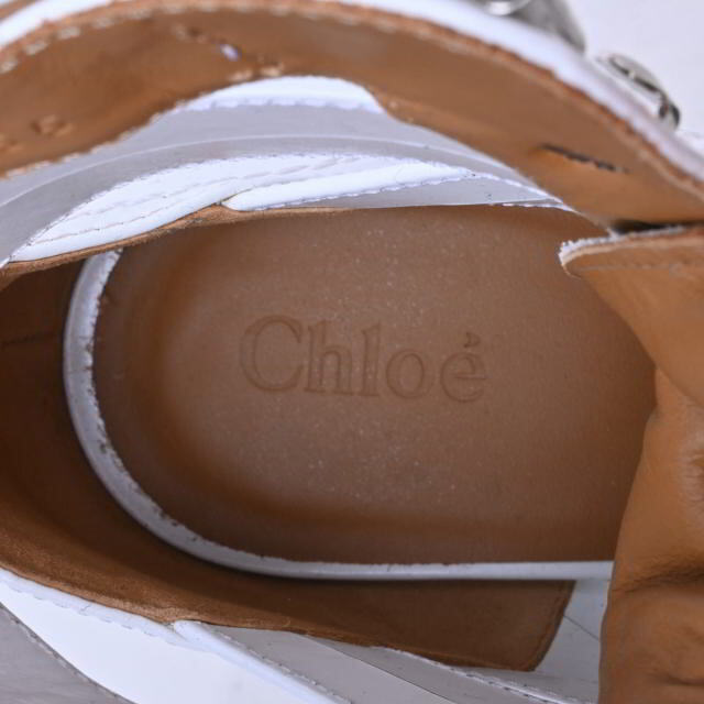 Chloe(クロエ)のChloe レースアップ レザー ベルト ブーツ レディースの靴/シューズ(ブーツ)の商品写真