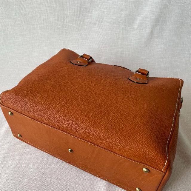 美品 土屋鞄製造所 トーンオイルヌメ レザー ビジネスバッグ 2way
