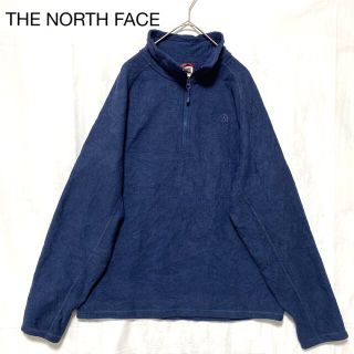 ザノースフェイス(THE NORTH FACE)のTHE NORTH FACE ノースフェイス　スウェット　ハーフジップ　ネイビー(スウェット)