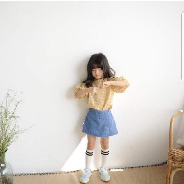 韓国子供服トップス キッズ/ベビー/マタニティのキッズ服女の子用(90cm~)(ブラウス)の商品写真