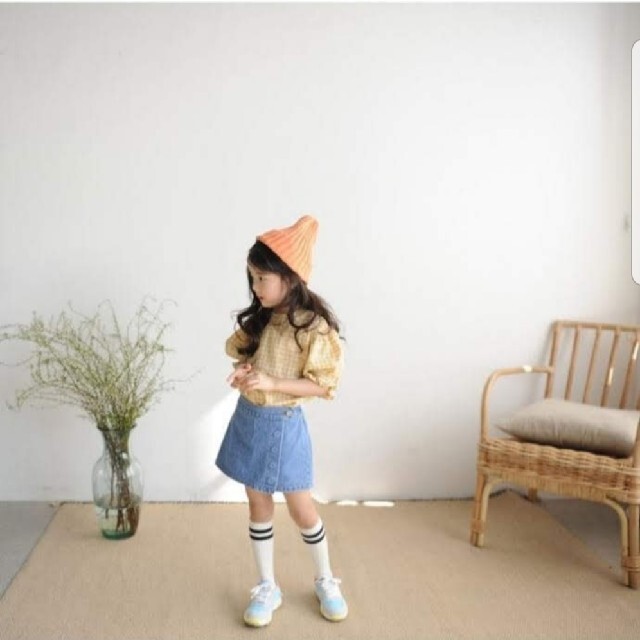 韓国子供服トップス キッズ/ベビー/マタニティのキッズ服女の子用(90cm~)(ブラウス)の商品写真