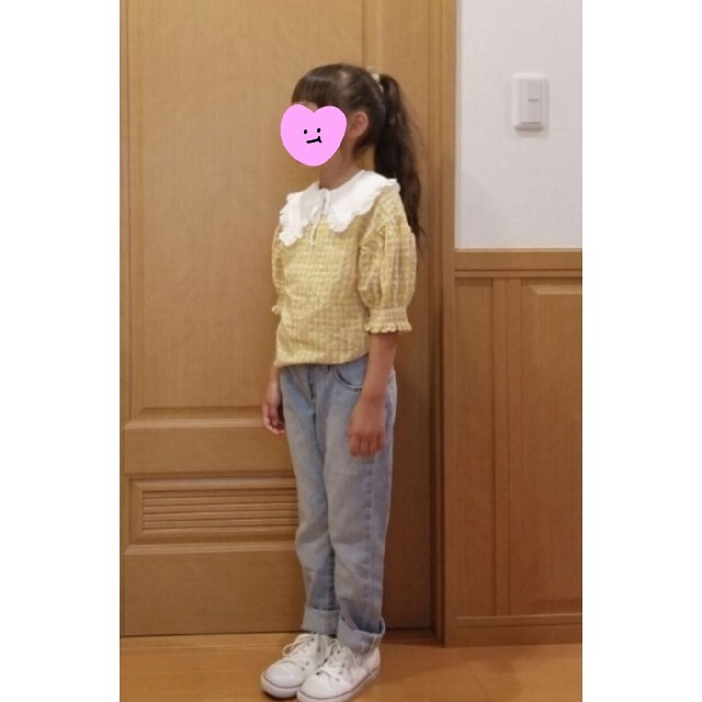 韓国子供服トップス キッズ/ベビー/マタニティのキッズ服女の子用(90cm~)(ブラウス)の商品写真