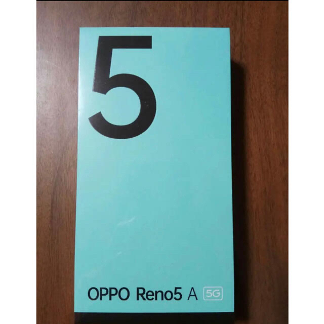 Oppo reno 5a アイスブルー未使用品 SIMフリー　