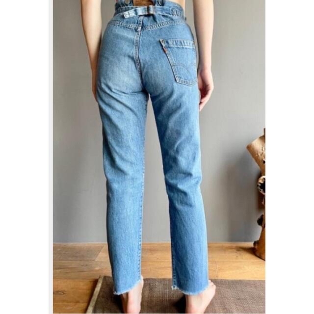 Levi's orange tab high waist denim