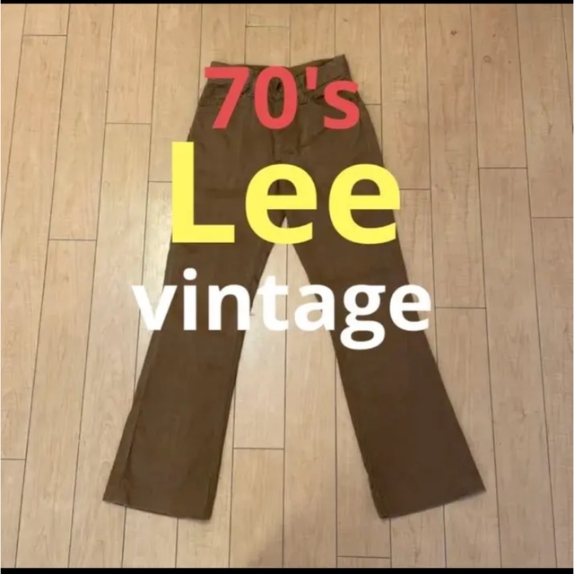 Lee - 超希少 70s USA製 ビンテージ Lee ブーツカット フレア Lee - 超希少 70s USA製 ビンテージ Lee ブーツカット フレア