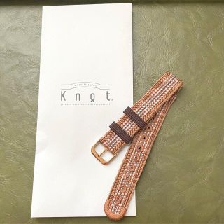 ノット(KNOT)のknot★替ベルト　ノット　腕時計　美品(腕時計)