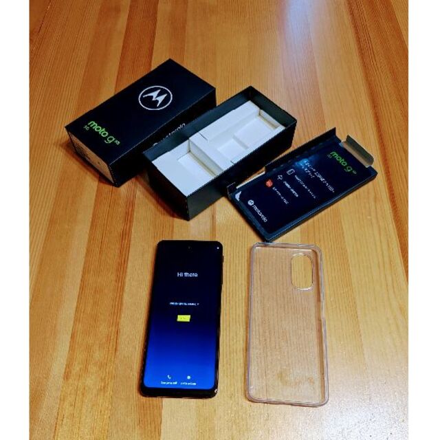 ギフ_包装 2日間のみ使用 新品同様 moto g52j 5g ブラック おまけ付き