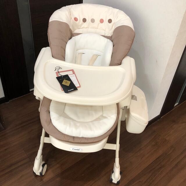 美品 コンビ ハイローチェア ネムリラ オートスイング エッグショック