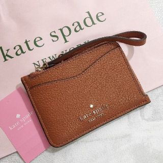 ケイトスペードニューヨーク(kate spade new york)の人気★ケイトスペードニューヨーク リストレット パスケース 定期入れ ブラウン(パスケース/IDカードホルダー)