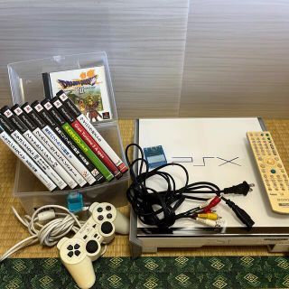 プレイステーション2(PlayStation2)の【土日限定！最終セール！PSX+メモリーカード+ソフト10個セット】動作確認済み(家庭用ゲーム機本体)