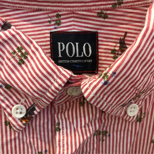 POLO RALPH LAUREN(ポロラルフローレン)の【POLO】総柄シャツ　BDシャツ　古着　ビッグシルエット メンズのトップス(シャツ)の商品写真