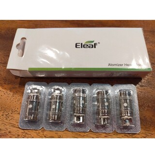 イーリーフ(Eleaf)のEleaf イーリーフ EC Head アトマイザーヘッド 交換用コイル 5個入(タバコグッズ)