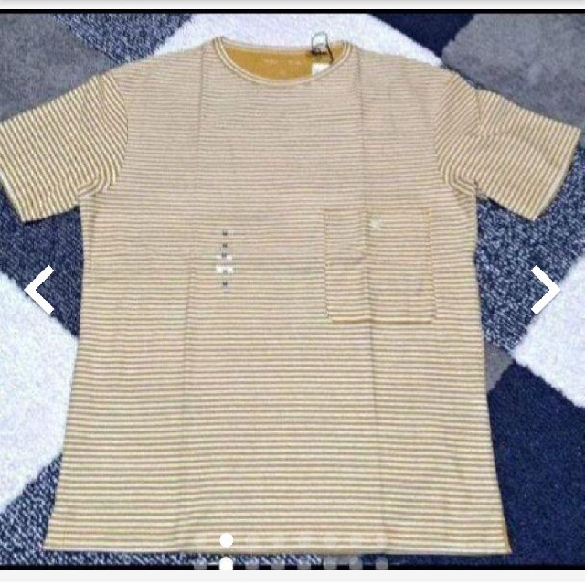 UNIQLO(ユニクロ)の新品　UNIQLOアンドLEMAIRE　ボーダーボードネック＋　tシャツMサイズ メンズのトップス(Tシャツ/カットソー(半袖/袖なし))の商品写真
