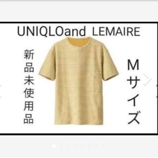 ユニクロ(UNIQLO)の新品　UNIQLOアンドLEMAIRE　ボーダーボードネック＋　tシャツMサイズ(Tシャツ/カットソー(半袖/袖なし))