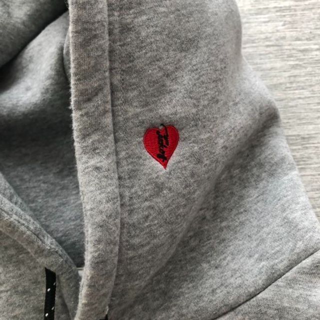 STUDMUFFINのスウェットパーカー グレー LAボアスタッドマフィン