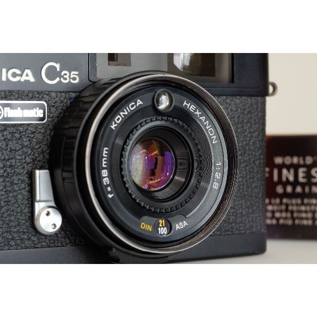 2022公式店舗 Konica C35 Flash matic 黒　完動美品・試写済