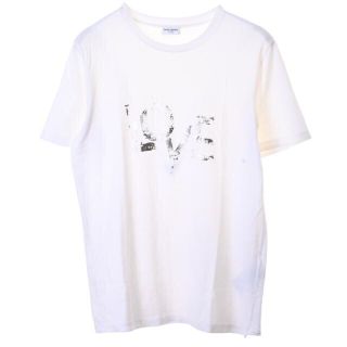 サンローラン(Saint Laurent)のSaint Laurent Paris LOVE プリント カットソー(Tシャツ/カットソー(半袖/袖なし))