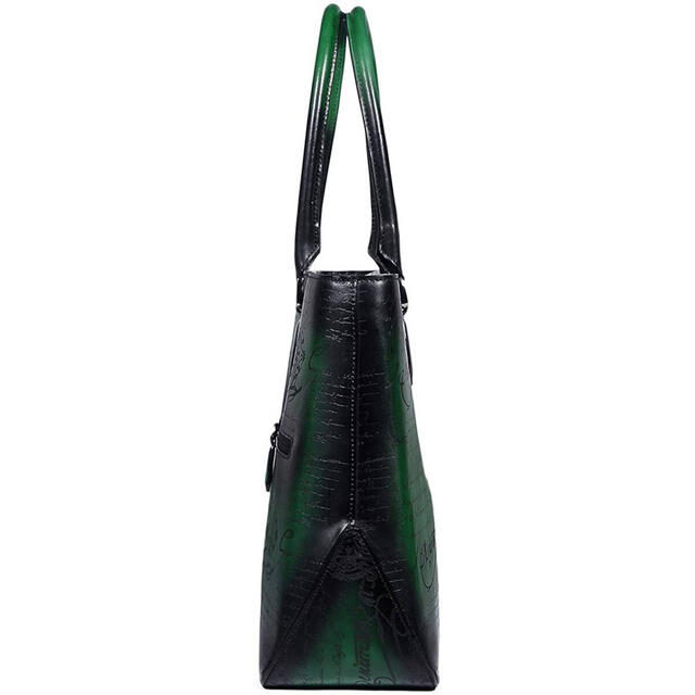 テストーニ／testoni バッグ ショルダーバッグ 鞄 メンズ 男性 男性用レザー 革 本革 グリーン 緑  フラップ式 メッセンジャーバッグ