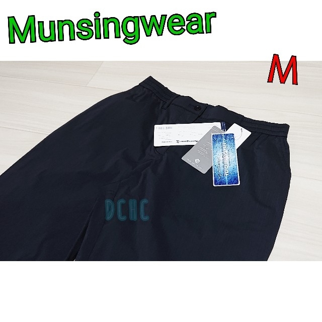 Munsingwear - 【Ｍ】【ネイビー】マンシングウェア テーパードパンツ