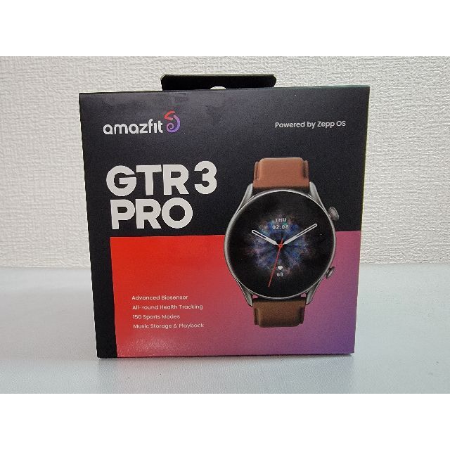 【大特価！】Amazfit GTR 3 Pro ブラウン メンズの時計(腕時計(デジタル))の商品写真