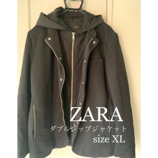 ザラ(ZARA)のダブルジップジャケット(ブルゾン)