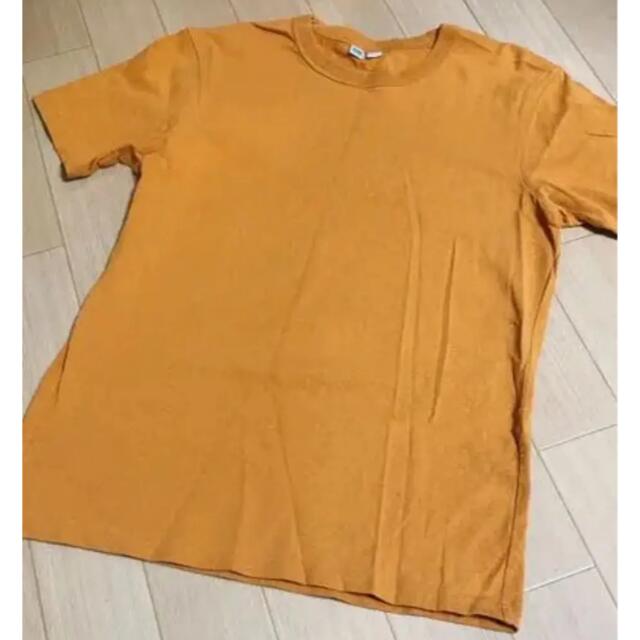 UNIQLO(ユニクロ)のUNIQLO U Tシャツ　オレンジ メンズのトップス(Tシャツ/カットソー(半袖/袖なし))の商品写真