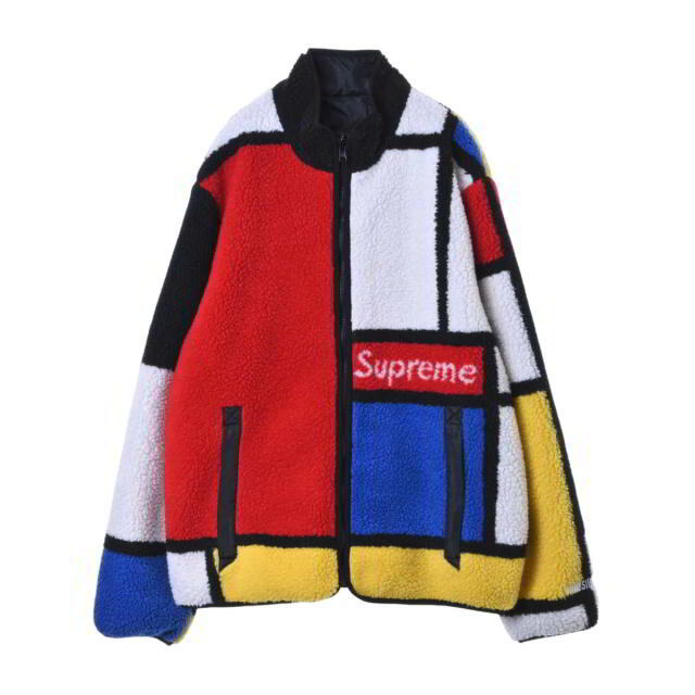 Supreme リバーシブル フリース ジャケット - ブルゾン