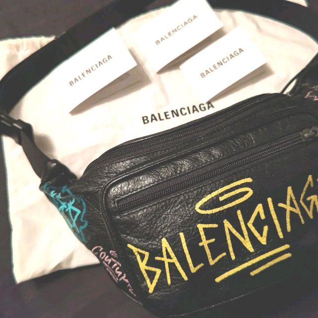 BALENCIAGA バレンシアガ グラフィティ ボディバッグ 未使用 | yasbil.org