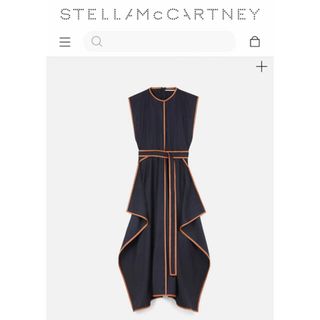 ステラマッカートニー(Stella McCartney)のステラマッカートニー エロイーズウールフランネルドレス ロングワンピース(ロングワンピース/マキシワンピース)