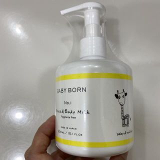 マザー(mother)のマザー ＢＡＢＹＢＯＲＮ フェイス＆ボディミルク　無香料　未使用品(ボディローション/ミルク)