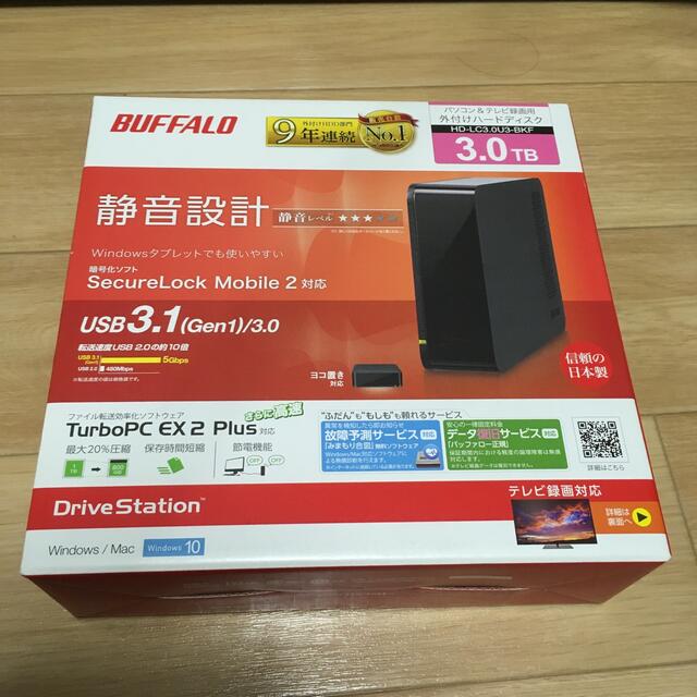 buffalo 外付けハードディスク　3tb