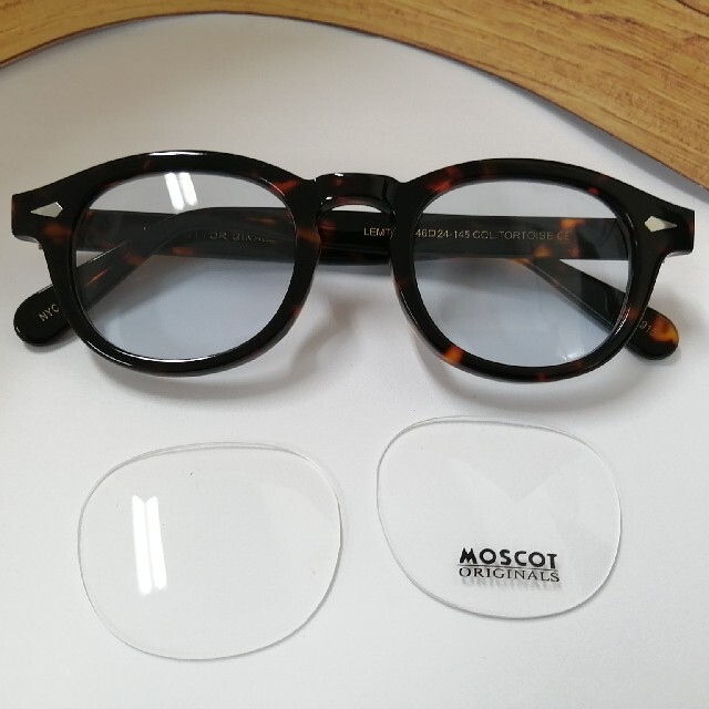 MOSCOT LEMTOSH / モスコット レムトッシュデミブラウン46 レディースのファッション小物(サングラス/メガネ)の商品写真