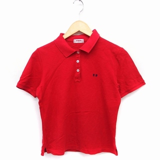 マックレガー(McGREGOR)のマックレガー マクレガー McGREGOR ポロシャツ 半袖 ロゴマーク刺繍 赤(ポロシャツ)