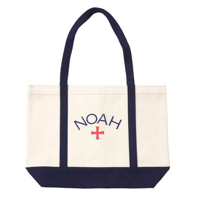 NOAH Two-Tone Core Logo Tote Navy トートバッグ