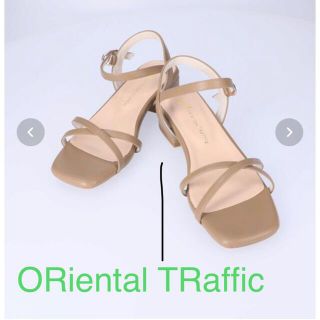 オリエンタルトラフィック(ORiental TRaffic)のORiental TRaffic クロスストラップサンダル(サンダル)