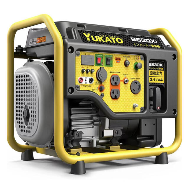 ユカト(YUKATO)インバーター発電機 定格出力1.6kVA 50Hz発電機