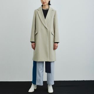 STUDIOUS - UNITED TOKYO ウール チェスター コート アイボリーの通販