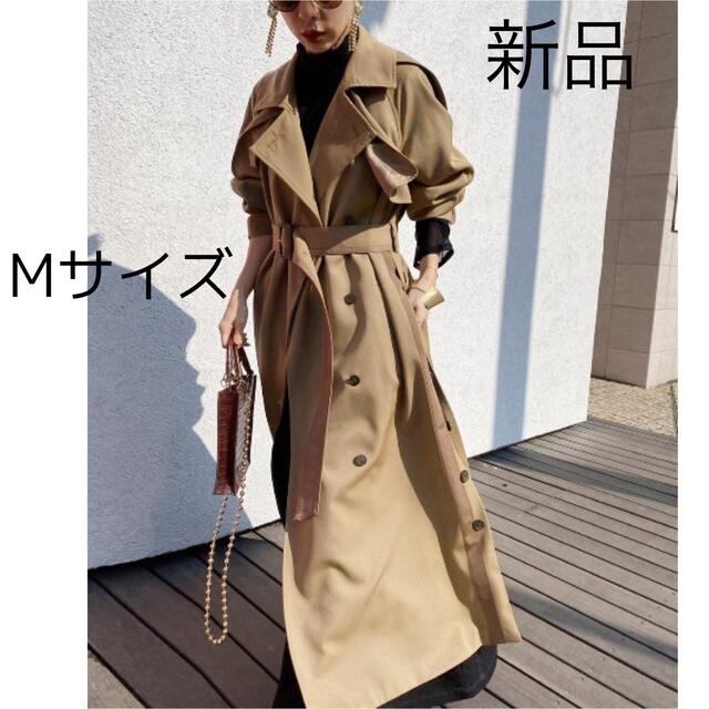 Ameri VINTAGE(アメリヴィンテージ)のアメリヴィンテージ　MINIMAL FLARE LONG TRENCH COAT レディースのジャケット/アウター(トレンチコート)の商品写真