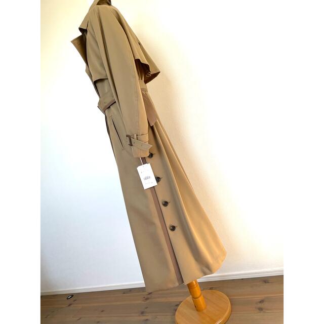 Ameri VINTAGE(アメリヴィンテージ)のアメリヴィンテージ　MINIMAL FLARE LONG TRENCH COAT レディースのジャケット/アウター(トレンチコート)の商品写真