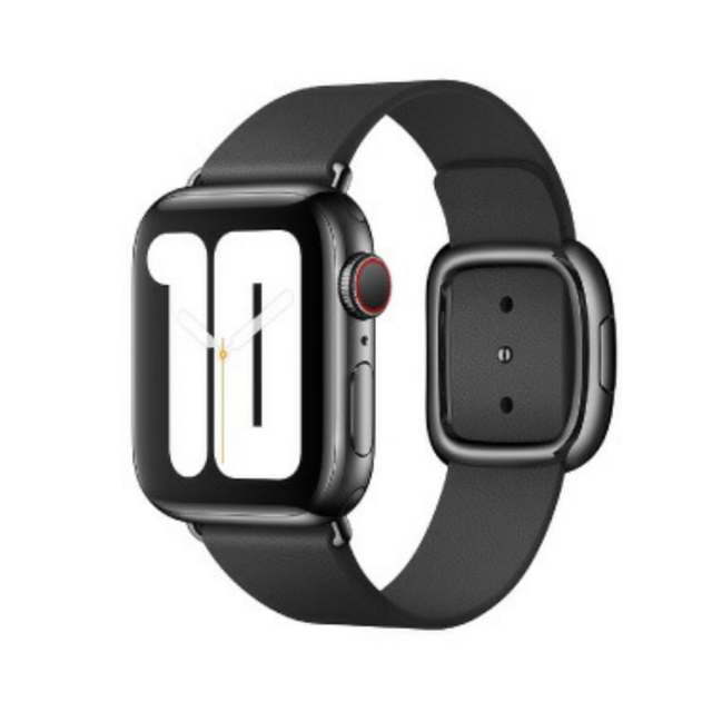Apple Watch(アップルウォッチ)のApple Watch40㎜用　新品未開封品　純正モダンバックル黒 メンズの時計(腕時計(デジタル))の商品写真