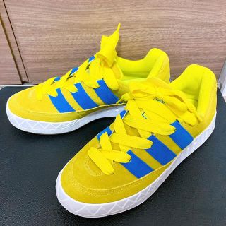 アディダス(adidas)のアディダス　アディマティック　ブライトイエロー adidas ADIMATIC (スニーカー)