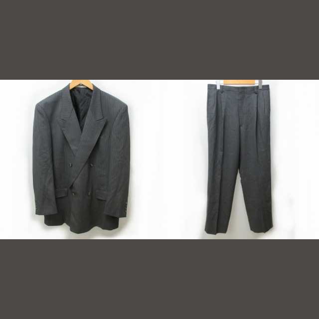GIVENCHY(ジバンシィ)のジバンシィ セットアップ スーツ 上下 ストライプ ダブル 98 88 175 メンズのスーツ(セットアップ)の商品写真