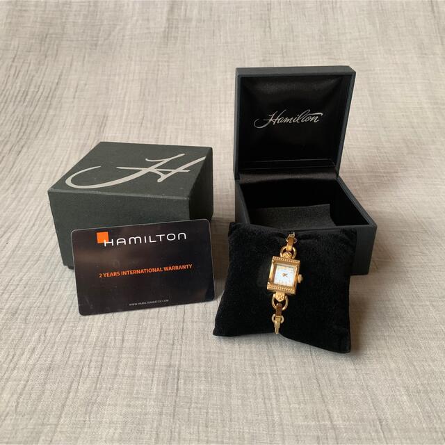 プレゼント美品 ハミルトン ヴィンテージ イエローゴールド クラシック 腕時計