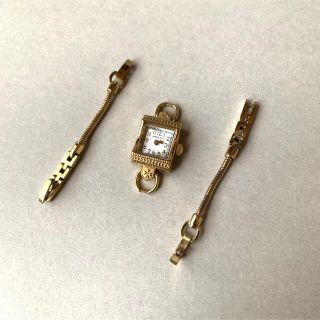 Hamilton - 美品 ハミルトン ヴィンテージ イエローゴールド