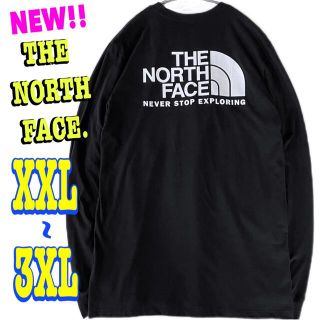 ザノースフェイス(THE NORTH FACE)のsale中さん専用 ☆新品 ノースフェイス スローバック ロンT 黒 XXL ~(Tシャツ/カットソー(七分/長袖))