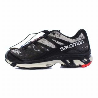 サロモン(SALOMON)のサロモン XT-4 ADVANCED スニーカー シューズ 総柄 25cm 黒(スニーカー)