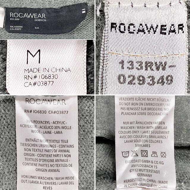 Rocawear(ロカウェア)のROCAWEAR ロカウェア カーディガン ニット ショールカラー メンズのトップス(カーディガン)の商品写真