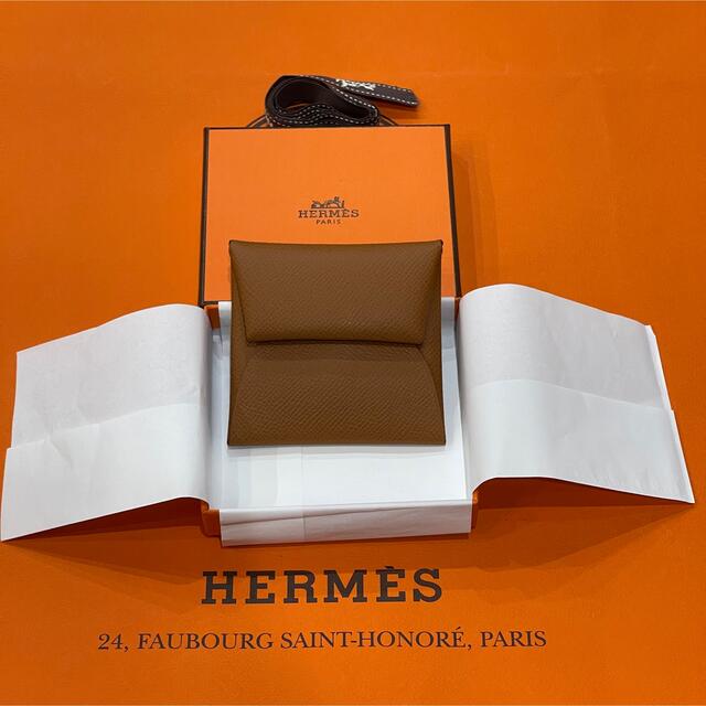 新品未使用 レア HERMES エルメス バスティア コインケース ゴールド