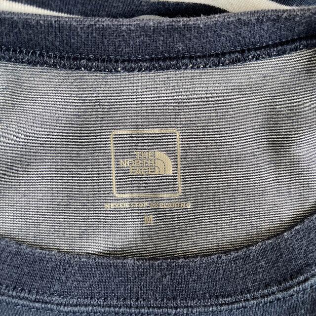 THE NORTH FACE(ザノースフェイス)のTHE NORTH FACE 半袖Tシャツ　ボーダー　メンズ　Mサイズ メンズのトップス(Tシャツ/カットソー(半袖/袖なし))の商品写真